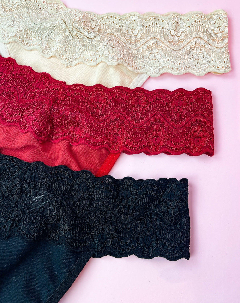 Pack de 3 cuecas Fio Duplo - Marivi Lingerie