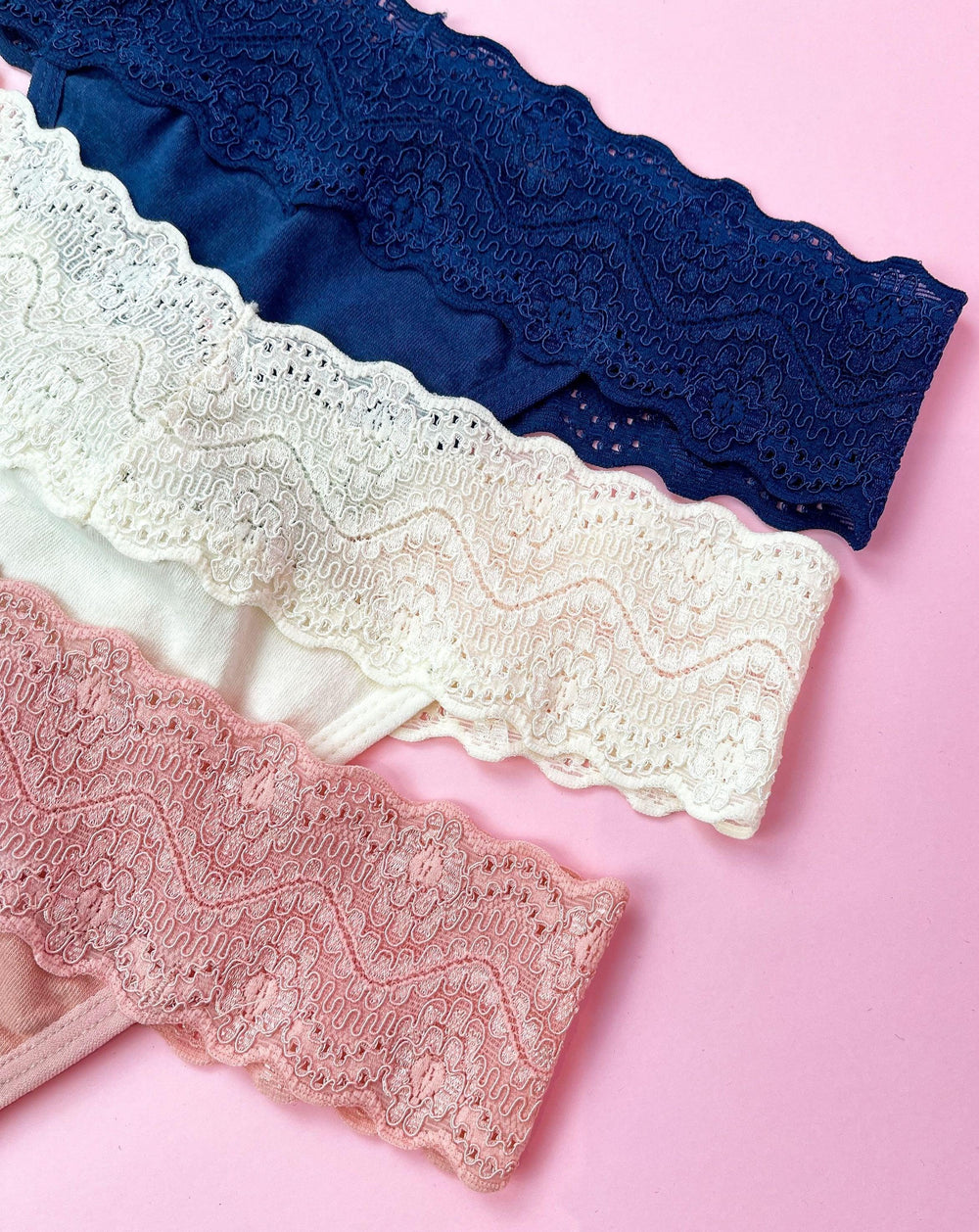 Pack de 3 cuecas Fio Duplo - Marivi Lingerie
