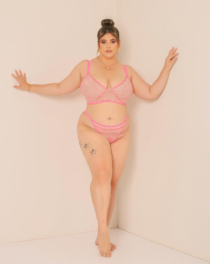 Conjunto de Lingerie Belle Plus - Marivi Lingerie